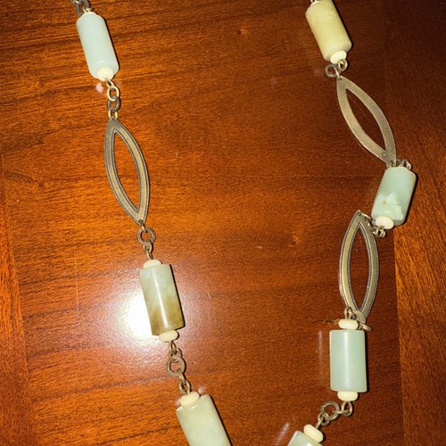JAN MICHAELS San Francisco Jade Colgante Collar Ónix 36" Cadena y Latón Acentos - Imagen 9 de 17