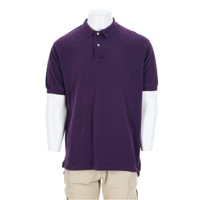 Polo Ralph Lauren Poloshirt Kurzarm Herren Größe L L Lila #QWE0969