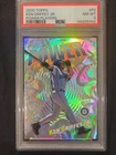2000 Topps Ken Griffey Jr Power Players PSA 8 #P2 Pop 64, ⬆️255 Silver Foil