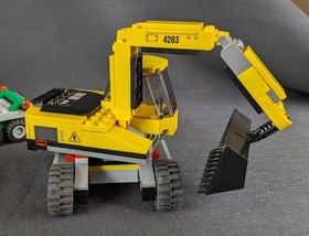 LEGO- CITY- EXCAVATOR TRANSPORTER- 4203- 100% COMPLETE