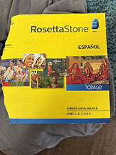 Rosetta Stone Totale Espa ol Spanish Latin America Levels 1-5 Box Set MP3 2010