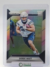 DEREK WATT 2016 PRIZM SILVER ROOKIE #209 CHARGERS FOOTBALL Q0014