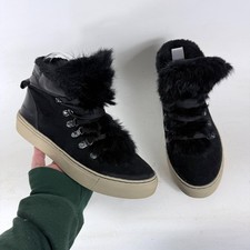 Zapatillas deportivas impermeables Cougar Dani para mujer 8 negras con ribete de piel de conejo