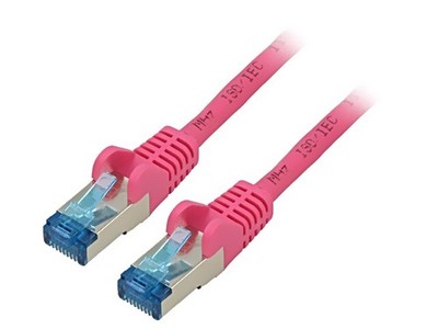 94144 Patch cord S/FTP Kat: 6a RJ45-Stecker,beiderseitig Line Cu GOOBAY
