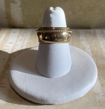 Sundance Catalog Gold Vermeil Fine Tuned Ring Size 6.5