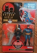 Adventures of Batman & Robin Skycopter Batman 1995Deluxe Crime Squad NEWB