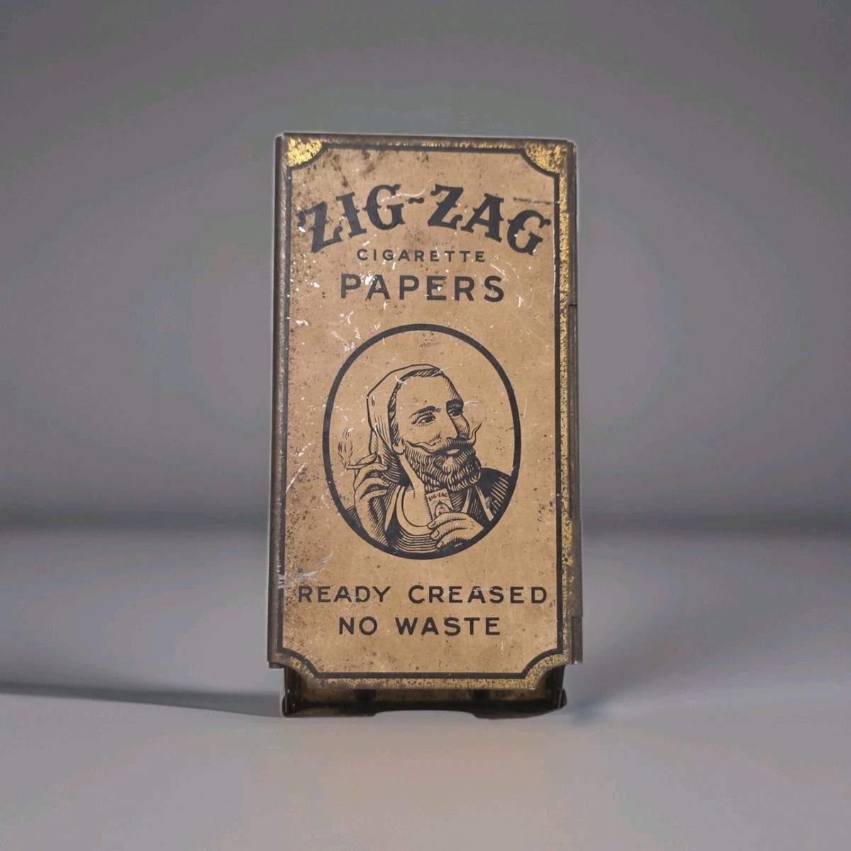 ビンテージ ZIGZAG ペーパーホルダー Zig Zag Cigarette Paper Wall Dispenser 1930s Vintage Advertising