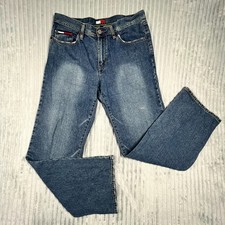 Tommy Hilfiger Vintage Straight Leg Jeans Junior 7 Fits 32x31 Baggy Skater Y2K