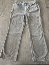 Chaps Ralph Lauren Corduroy Pants Mens 36x30 Tan Straight Fit Stretch Casual