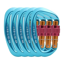 CAMNAL Heavy Duty Carabiner UIAA Certified Locking Carabiner 25KN (About 5620...