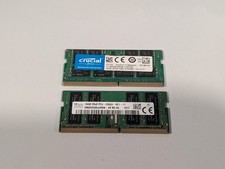 DDR4 32GB 2 x 16GB 2400 2666 MHz SODIMM RAM Crucial SK Hynix lot