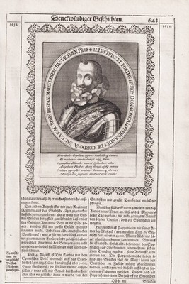 Gonzalo Fernandez de Cordoba Maratra General Espana Portrait Kupferstich grabado