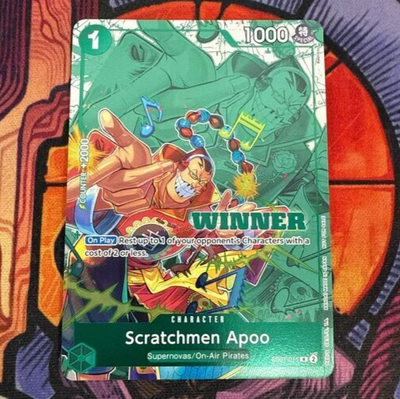 Scratchmen Apoo WINNER PACK 2025 One Piece Card Game EB01 015 | eBay