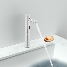 Touchless Bathroom Sink Tap Basin Mixer Automatic Sensor Faucet Deck Mount