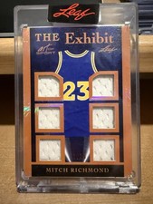 2023 Leaf Art Of Sport The Exhibit Basketball Mitch Richmond /25 Card #TE-29