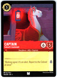 Captain - Colonel's Lieutenant 106/204 The First Chapter