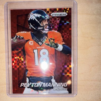 Panini Prizm 2014 Peyton Manning Denver Broncos #58 Red Power Prizm /125