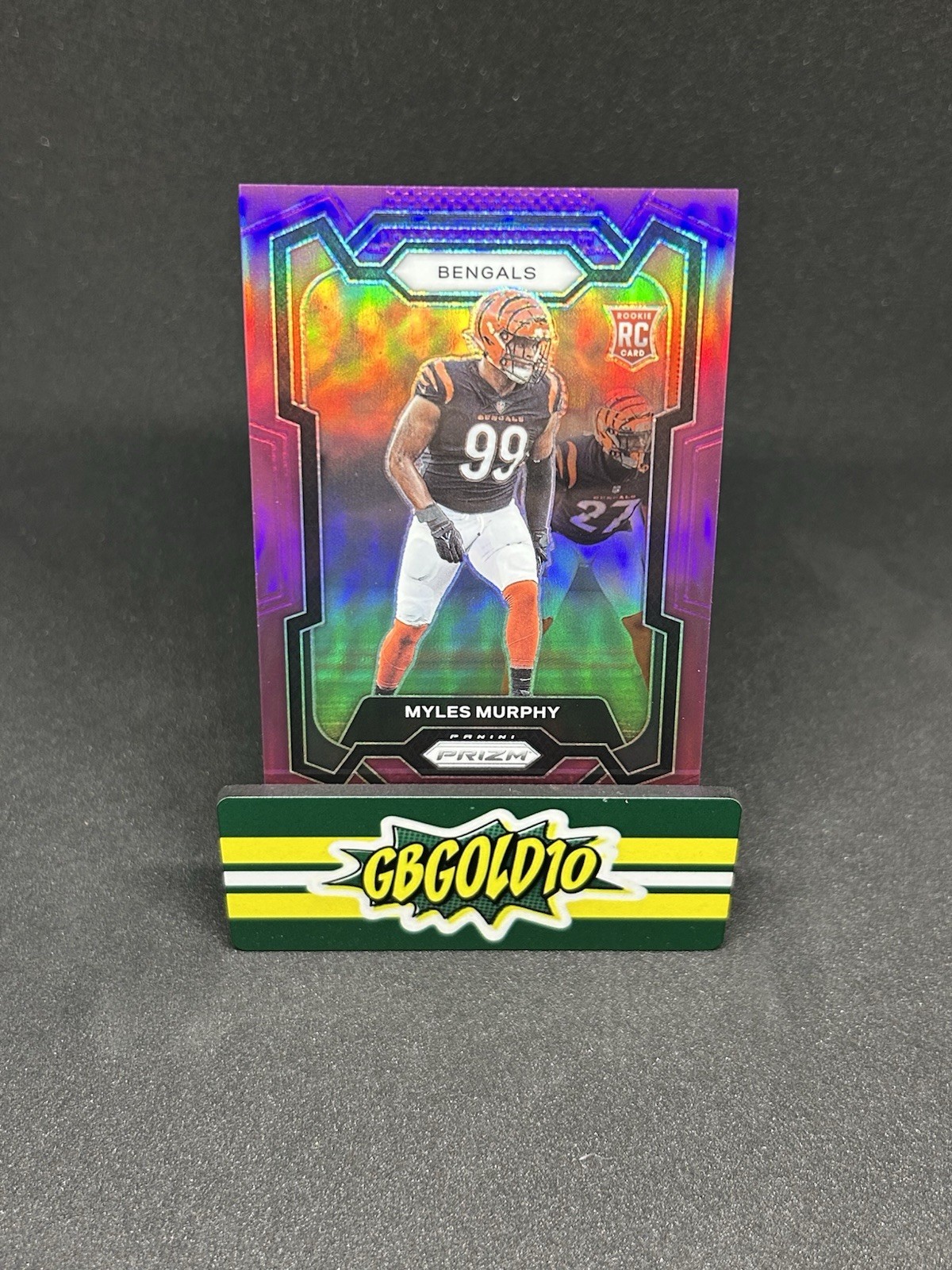 2023 Panini Prizm Football #320 Myles Murphy RC Purple Prizm Parallel /125