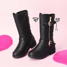 Whitehaven Women’s Waterproof Wellington Boots Wide Calf Black UK 3-8