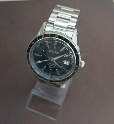 Seiko 4R34-00B0 Automatic Watch Unisex Stainless Steel 40mm Black Dial