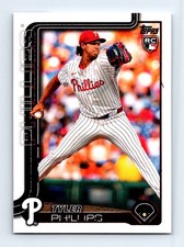 #293 2025 Topps BASE } Tyler Phillips RC Philadelphia Phillies