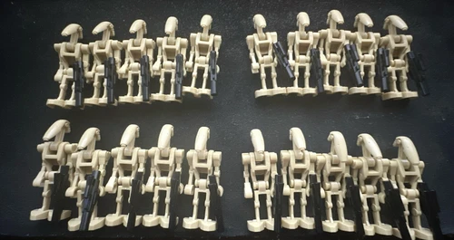 Star Wars Custom Battle Droids Minifigures For Lego Lot Of 20