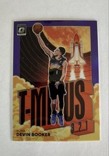 Devin Booker 2021-22 Panini Donruss Optic - T-Minus 3, 2, 1 #15 Holo Prizm