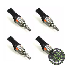 4 INIETTORI BRC GPL ARANCIO CON FILETTO REVISIONATI 09SQ99020002G