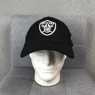 Las Vegas Raiders Hat Cap Fitted Mens Large Black NFL Football New Era