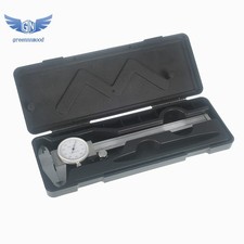 6" DIAL CALIPER CARBON STEEL SHOCKPROOF .001" OF ONE INCH