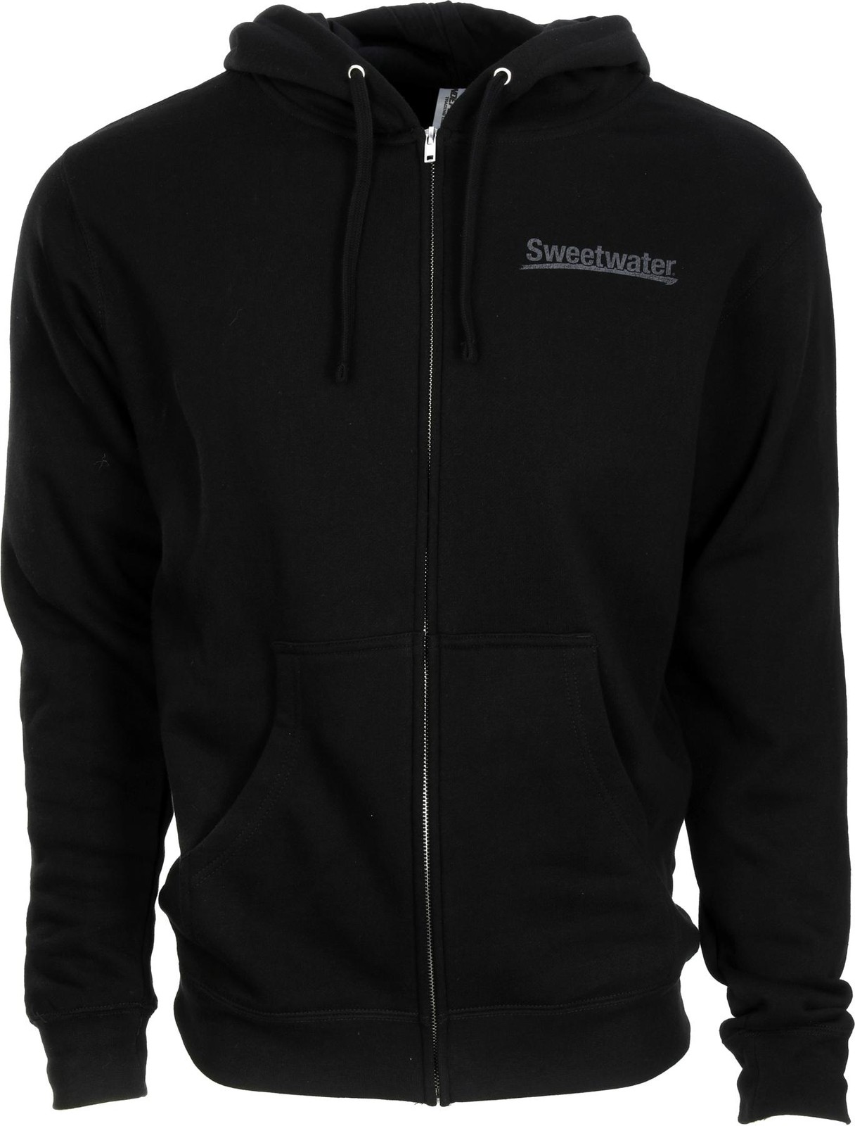 Толстовка с капюшоном Sweetwater Bolt Mic на молнии - Черное на черном 2XL 7790₽