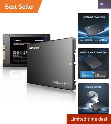 High-Speed 512GB Interne SSD - 540MB/s SATA III Solid State Drive für PC/Laptop