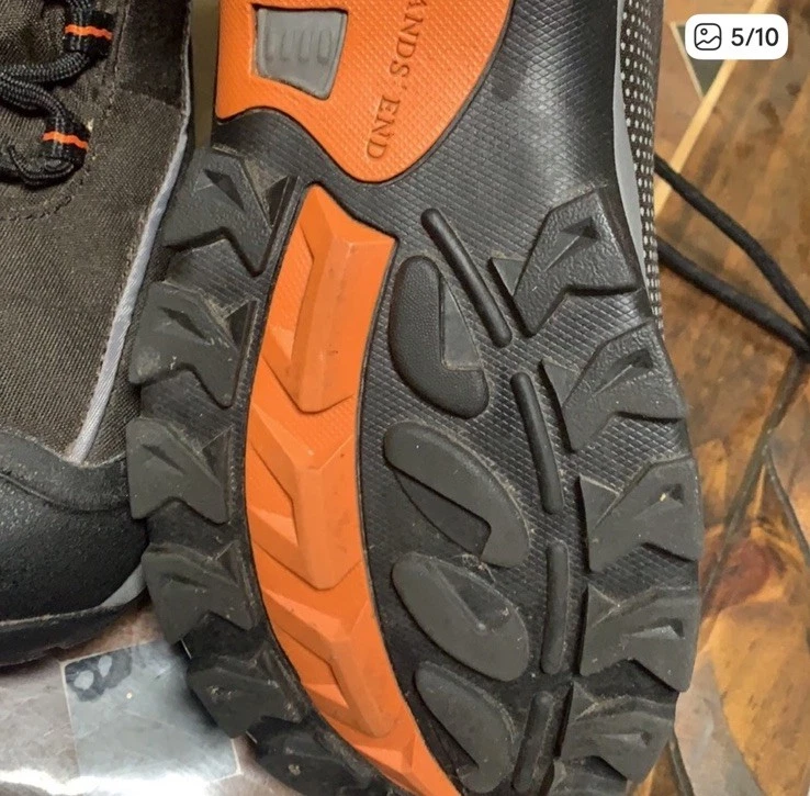 Botas de senderismo Lands' End de caña alta aisladas para mujer talla 10 Foto 4 de 4