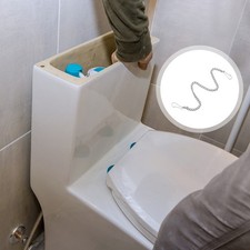 6 Pcs Toilet Flapper Replacement Kit Bowl Flusher Stainless Steel Chain