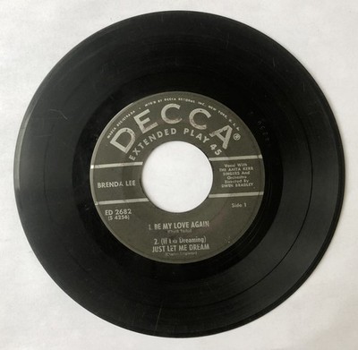 Brenda Lee - Be My Love Again / Just Let Me Dream / Jambalaya / Wee Wee Willies
