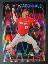 Erick Fedde 2024 Topps Chrome Update RayWave Refractor #USC47 Cardinals 