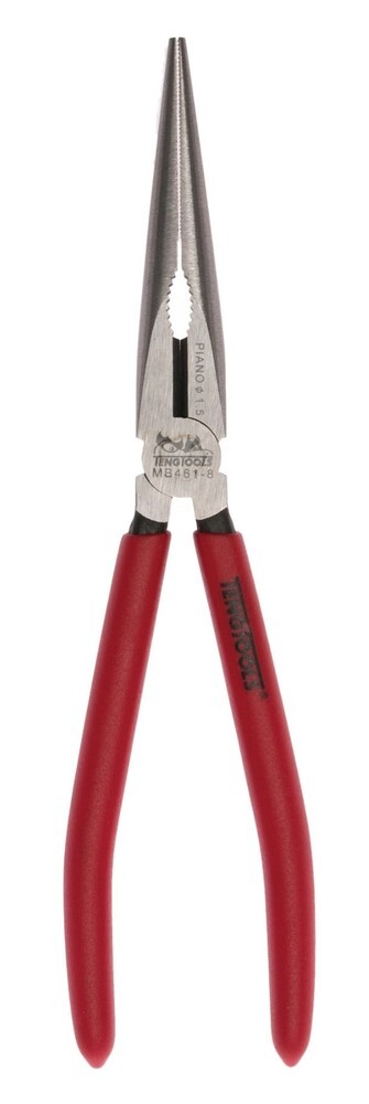 Teng Tools MB461-8 - 200mm (8"") Long Nose Pliers (Vinyl Grip)