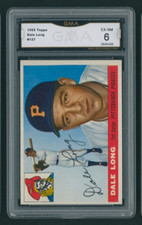 1955 Topps Dale Long #127 GMA 6 EX-NM PITTSBURGH PIRATES 1st Base