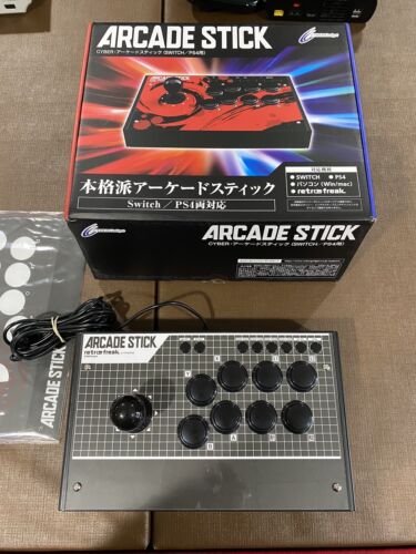 Cyber gadget Arcade Stick For Switch, PS4, Retro Freak - Picture 1 of 4
