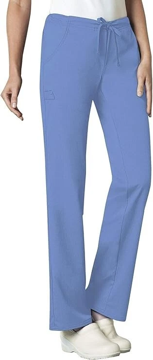 Cherokee Luxe Women Scrubs Pant Low Rise Straight Leg Drawstring 1066 - XX-Small