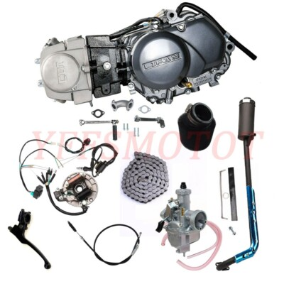 #ad #ad Lifan 125cc Kick Start Engine Motor Wiring Carby Ignition Coil 4 Up for CRF50 XR $568.98