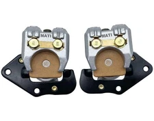M MATI Front Left Right Brake Calipers W/Pads for Kawasaki Prairie 300 KVF300...