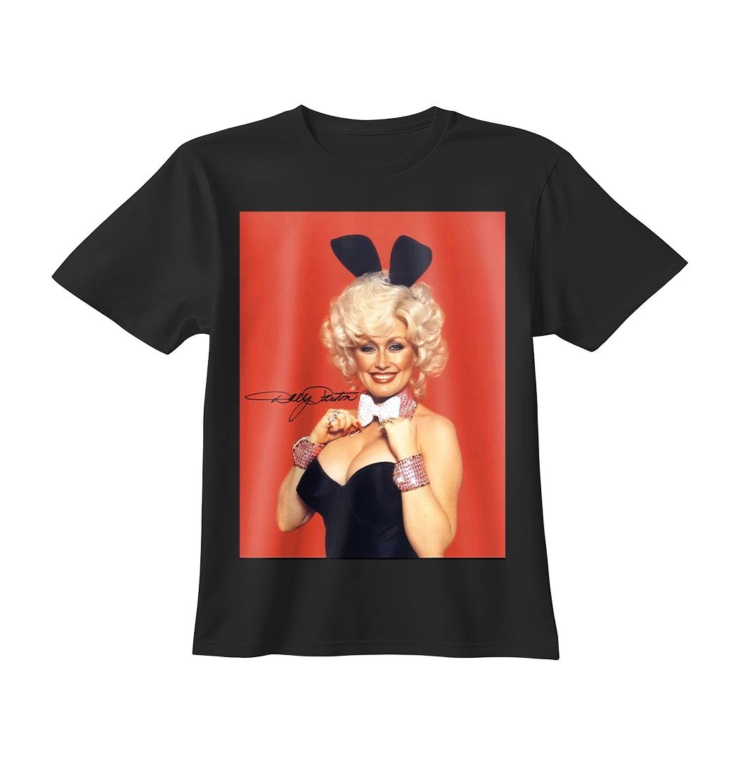 Dolly Parton Signed Reprint T Shirt Vintage