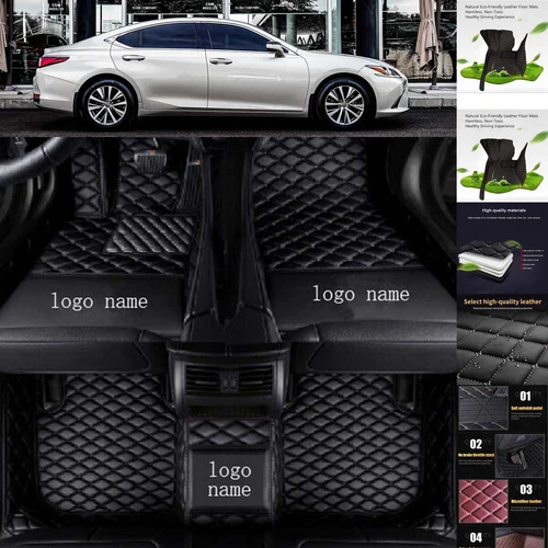 Alfombrillas para coche Hummer alfombras de carga de lujo revestimientos de botas impermeables alfombra personalizada - Imagen 6 de 27