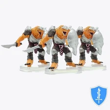 Dragonborn Fighter (sword) x3 - Monster Menagerie 3 #20A D&D Miniature