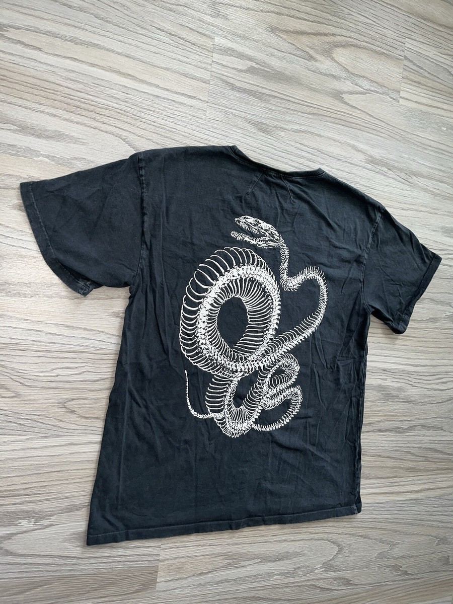 Rhude Sugarland Box Logo Snake Print Graphic T-Shirt Mens Size (S