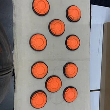 Remington 10.STS Orange Dome Clay Trap/Skeet Shooting Targets Made In The U.S.A.