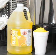 4 Pack Concentrate Syrup Frozen Banana Slushy Drink Machine Granita 1 Gallon