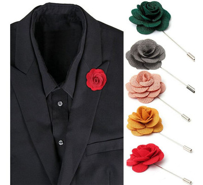 Pin Pin Pin Brooch Brooch Flower Satin Lot Selection Lapel Pin