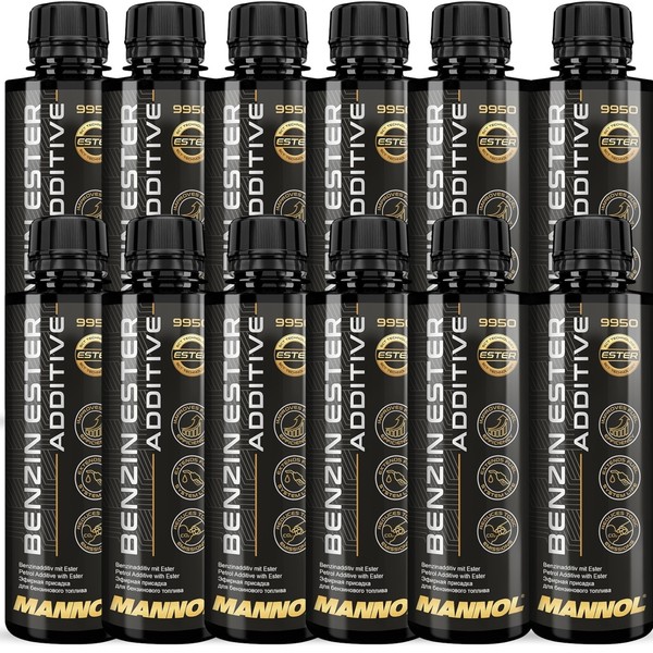 12X250Ml Mannol Benzin Ester Additiv Kraftstoff System Reiniger Motorreiniger-image